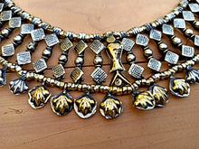 Vintage Kohistani Fish Tribal Necklace: Afghan Wedding Coin Necklace