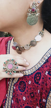 Handmade Afghan Coin Necklace: Tribal Bohemian Belly Dance Jewelry