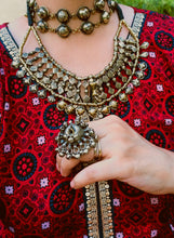 Vintage Kohistani Fish Tribal Necklace: Afghan Wedding Coin Necklace