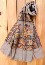 Handwoven Pure Cashmere Scarf: Kani Border Jamawar Shawl