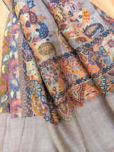 Handwoven Pure Cashmere Scarf: Kani Border Jamawar Shawl