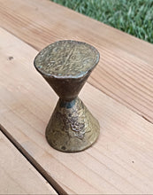 Vintage Islamic Brass Seal: Afghan Art, Paperweight (5 inch)