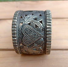 silver cuff bracelet- Tribal one of a kind VINTAGE Bracelet- Boho cuff-Stone bracelet- Nomad Afghan Cuff Bracelet.Gold Cuff- silver Bracelet