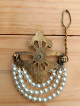 Kuchi Tribal Pearl Hairpin: Afghan Boho Hair Jewelry