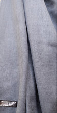 Gray Cashmere Scarf Shawl: Lightweight Silk Blend, Nepal Made (80x30 inches)