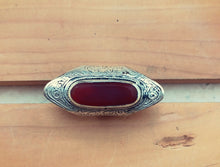 Aqeeq Agate Saddle Ring: Afghan Wirework Silver Ring, Size 9