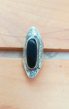 Aqeeq Saddle Ring: Afghan Wirework, Size 9