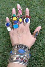 Aqeeq bracelet- stacking cuff bracelet- Tribal stacking cuff bracelet- adjustable cuff bracelet- Bohemian jewelry- Ethnic bracelet