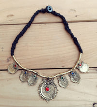 Handmade Afghan Tribal Necklace: Vintage Kuchi Coin Jewelry