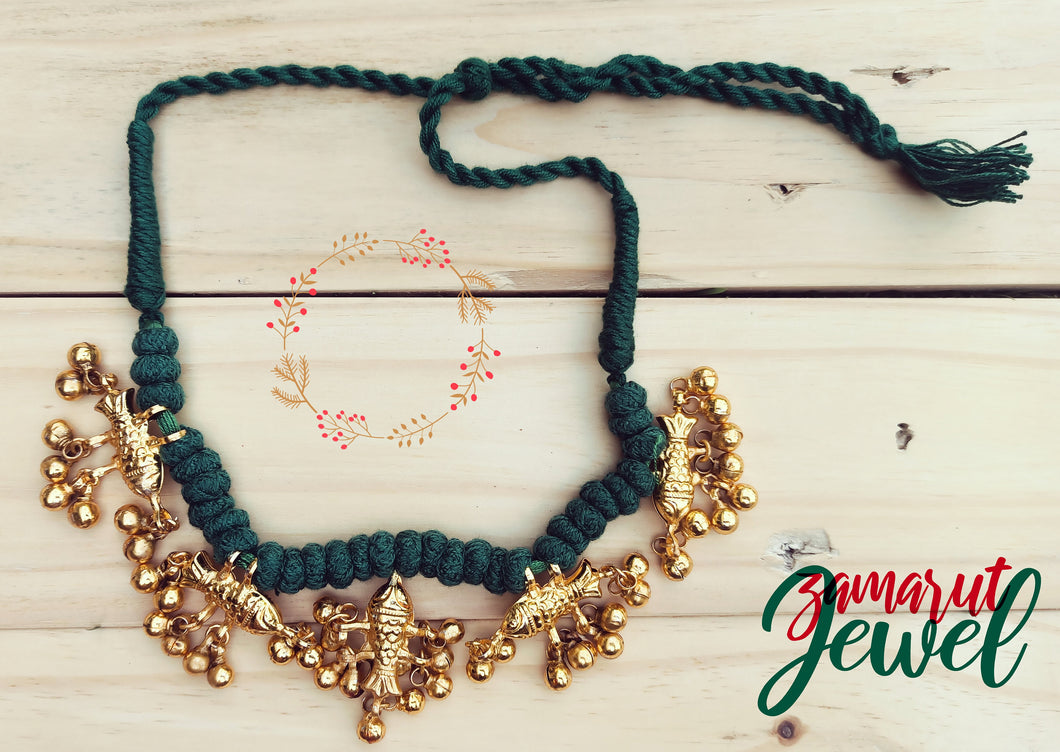 Handmade Pakistani Choker Necklace: Ethnic Tribal Jewelry