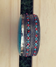 Jewelry box- Turquoise jewelry box- Handicrafts- Ring box- Ring dish-  Jewelry storage- Stone jewelry box- Ethnic jewelry