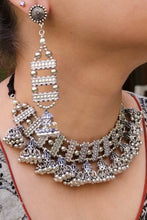 Indian Tribal Coin Necklace: Silver Kuchi Wedding Jewelry