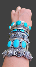 Vintage Afghan Cuff Bangle: Tribal Mixed Metal Bracelet