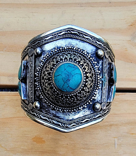 Afghan Turquoise bracelet- Women bracelet- Gifts for her- Boho chic jewelry