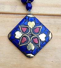 Lapis necklace- Statement necklace- Boho Necklace- Tribal Ethnic jewelry-Bohemian necklace-Jewelry- gypsy necklace- Hippie necklace