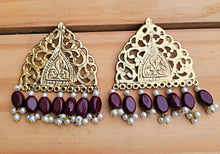 Tribal Hoop Earrings: Kuchi Afghan Jewelry with Pink & Green Enamel