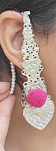 Indian Silver Bollywood Earrings: Tribal Boho Jewelry