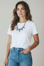 Bohemian Turquoise Necklace: Nepali Silvered Metal Statement Jewelry