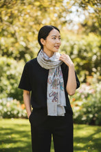 Hand Woven Cashmere Scarf: Elephant Print Wrap - Winter Shawl