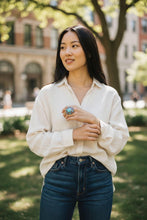 Turquoise rings- Ethnic precious stone ring. Cocktail rings- Saddle Rings.Silver Rings.Turkmen Jewelry.Stone ring- Jewelry- Vintage jewelry