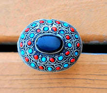 Aqeeq ring- Afghan Vintage silver ring- Afghan ring- Turquoise ring- Ethnic  Ring.Stone rings.Tribal Jewelry.Afghan Vintage Ring.Tribal ring