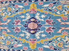 Hand-Knotted Wool Rug: Silk Accents, Bohemian Decor (4x6 ft)