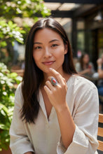Coral Ring- Kuchi Ring- Afghan jewelry-  Saddle ring. Coral statement ring. Stone rings. Bohemian Afghan ring. Gypsy Nomadic Ring- boho ring