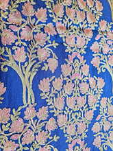 Embroidered Cashmere Shawl – Sky Blue Kalamkar Pashmina Scarf