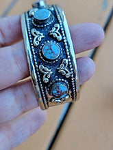 Turquoise Adjustable Cuff Bracelet – Tribal Bohemian Jewelry
