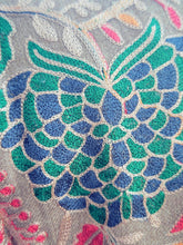 Stunning Embroidered Cashmere Shawl- 100% Cashmere- Cashmere Shawl-Pashmina Cashmere Scarf-Winter Pashmina Shawl-Full size Cashmere shawls-