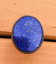 Lapis ring- yemen ring lapis jewelry.Tribal Bohemian Jewelry.Tribal Gypy lapis lazuli Ring. Antique Ethnic Middle Eastern.
