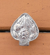 Vintage Kuchi Ring: Afghan Coin Silver Tribal Jewelry, Size 8