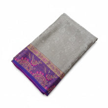 Pashmina shawl-  Handwoven Pure Cashmere Scarf-  Brown Purple Wrap