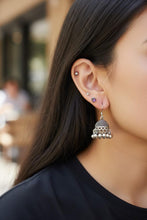 Jhumka earrings Afghan Jhumki Earrings: Tribal Silver Dangle Ornaments
