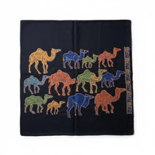 Camel Print Cashmere Scarf-  Nepal Handmade Pashmina Shawl- Black Wrap- Pure Soft Animal Prints