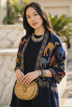Camel Print Cashmere Scarf-  Nepal Handmade Pashmina Shawl- Black Wrap- Pure Soft Animal Prints