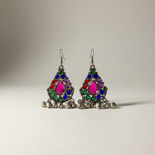 Jhumka earrings- Afghan Kuchi Jewelry-Tribal Bohemian dangle
