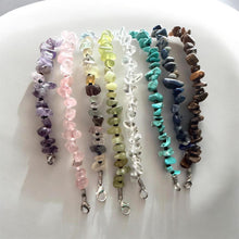 Natural stone beaded bracelet- Adjustable healing stone bracelet- Buddhist jewelry