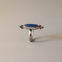 Vintage Silver Ring- Kazakh tribal Afghan Ring.Vintage jewelry.Tribal silver Ring.Gypsy Boho Green Jade Rings- Stone ring