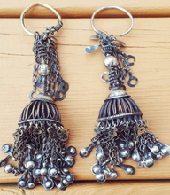 FREE Shipping Dome Jhumki Kuchi Dangle Ear Jewelry Pair- Afghan Jewelry- Dangle earrings- Stone Earrings- Dome earrings. Ghongro dangles