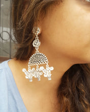 Indian meena kari earrings-Meena Earrings- Indian earrings- Dangle earrings- Tribal Gypsy Earrings- Boho earrings- Jewelry- Bohemian jewelry