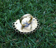 Afghan Statement ring- Boho ring- Flower ring- kuchi ring- .Gypsy women's ring.Nomadic Gypsy Stone ring. Flower Ring.Afghan Kuchi jewelry