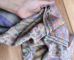 Cashmere Wrap- Pure Pashmina shawl-Cashmere scarf- Printed Cashmere scarf- Rangoli Cashmere shawl- Warm winter cashmere shawl- Winter shawl