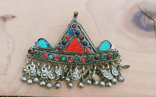 Red and Blue Hair pin- Hair jewelry- Hair clips-- bath and beauty hairpin- headwear- hair accessories- afghan hair pins- hair barrettes