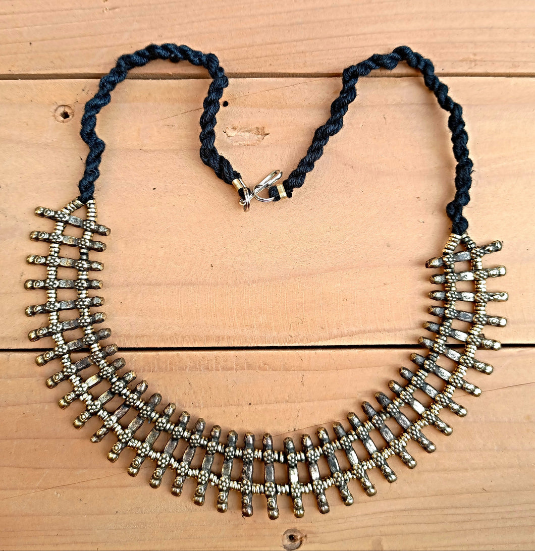 FREE Shipping Rare Tribal Collar Necklace.Vintage One of a kind Afghan  Necklace.Nomadic Jewelry.Old Vintage Kuchi Jewelry.Tribal Silver.