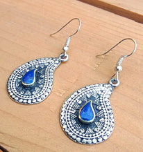 Stone Earrings- Afghan earrings- Kuchi earrings- Afghan earring- Kuchi jewelry- Tribal earring- Bohemian earring- Stone earrings