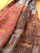 Elephant Scarf- Cashmere Wrap- Cashemere shawl-Cashmere scarf- Printed Cashmere scarf-Hand weaved scarf- winter cashmere shawl- Winter scarf