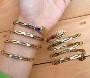 Gold bracelet- Stacking bracelet- silver armlet arm bracelet belly dance jewelry - spiral bracelet- Afghan full arm bracelet- boho Jewelry