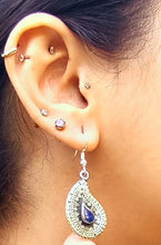 Stone Earrings- Afghan earrings- Kuchi earrings- Afghan earring- Kuchi jewelry- Tribal earring- Bohemian earring- Stone earrings