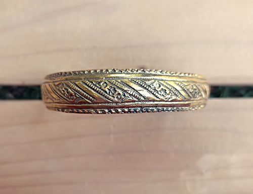 Gold plated hand carved bangle set. Custom made bracelet- Hand carved adjustable cuff bracelet- Gold jewelry- Custom jewelry- Stackable cuff